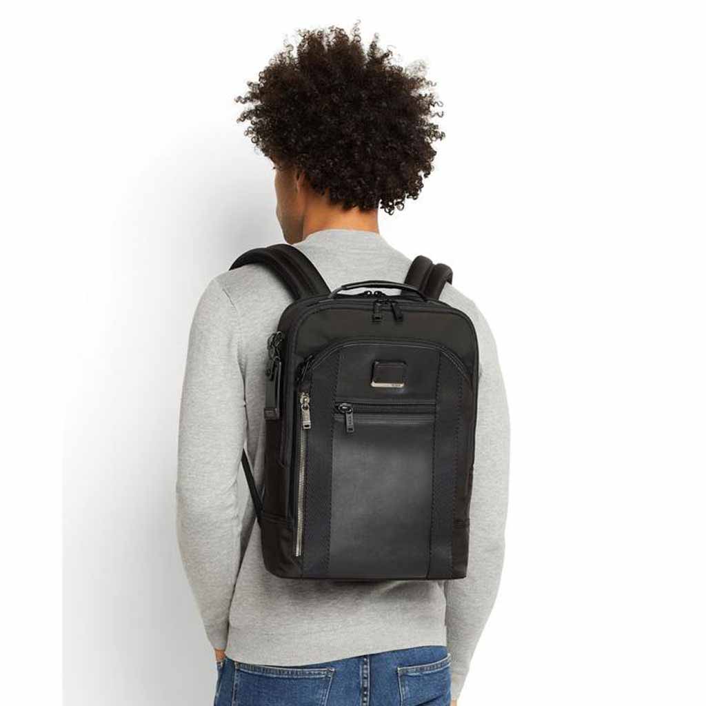TUMI® Alpha Bravo Davis Backpack - Black | Saudi Gifts TUMI® Alpha Bravo Davis Backpack - Black | Saudi Gifts
